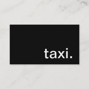 Taxi Business Card