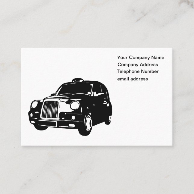 Taxi Business Cards (Front)
