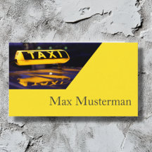 TAXI Business Cards