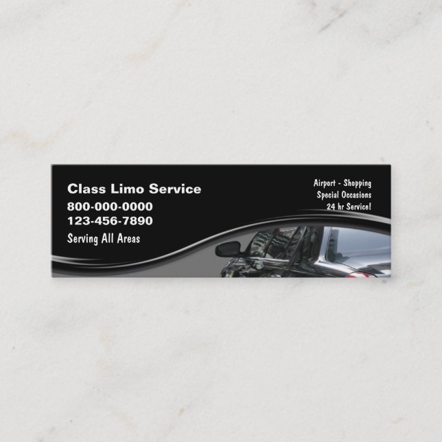 Taxi Business Cards (Front)
