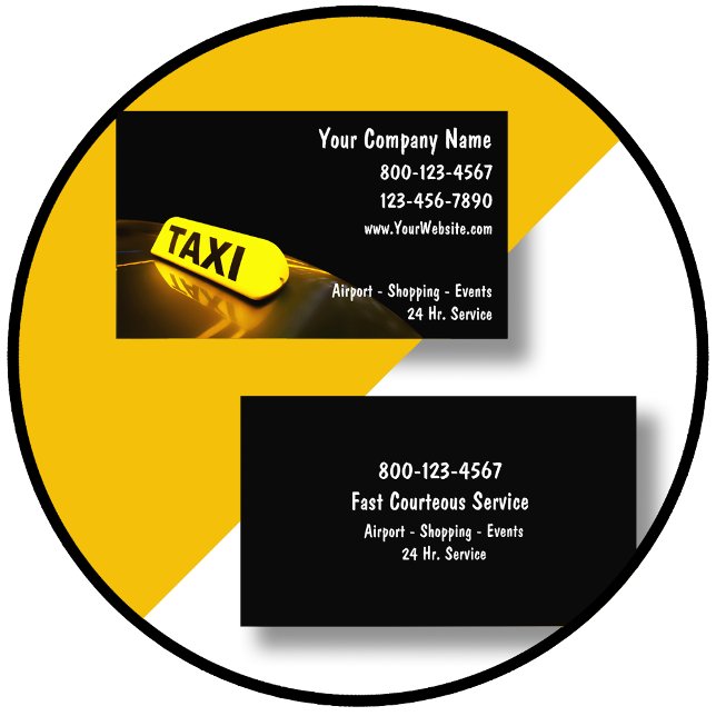 Taxi Business Cards New (Creator Uploaded)