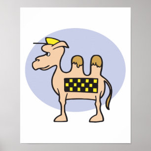 taxi cab camel poster