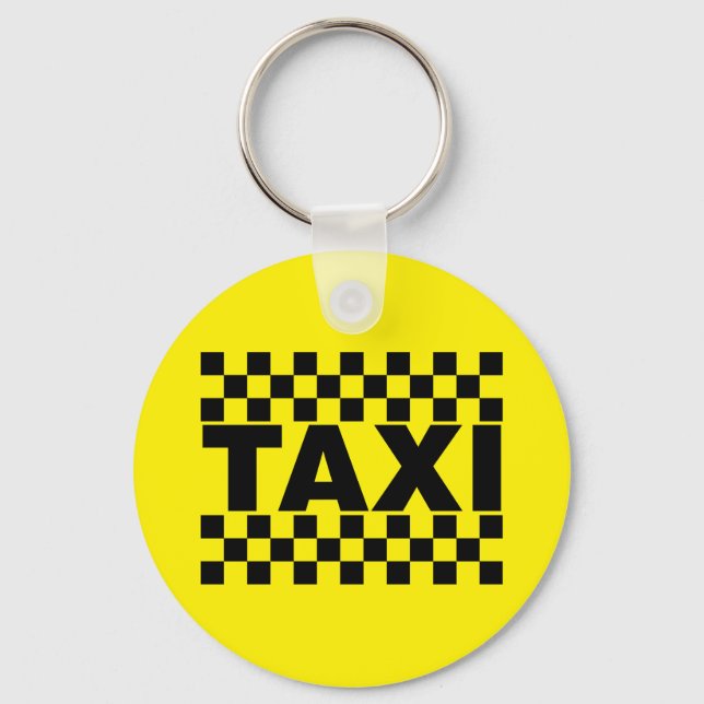 Taxi Cab Key Ring (Front)