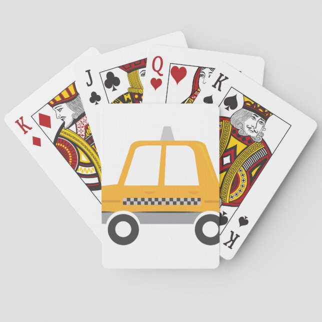Taxi Cab Playing Cards (Back)