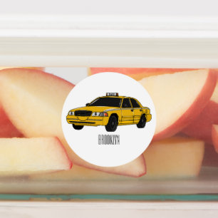 Taxi cartoon illustration