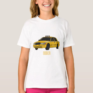 Taxi cartoon illustration T-Shirt