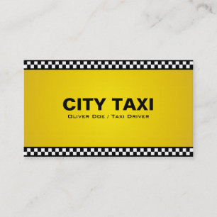Taxi Driver - Business Cards