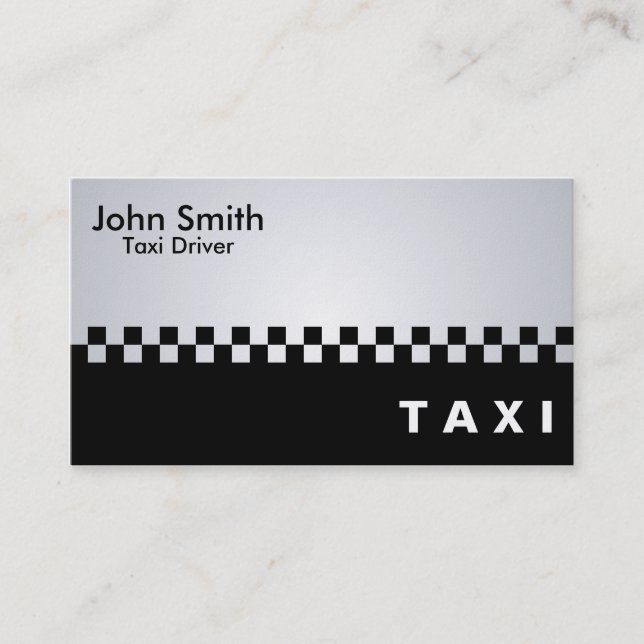 Taxi Driver - Business Cards (Front)