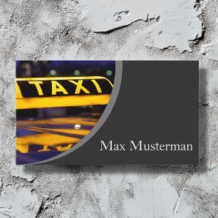 taxi driver Business cards