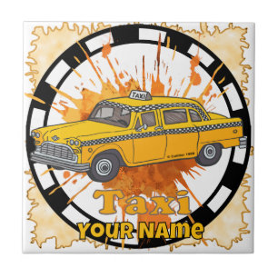 Taxi Driver Ceramic Tile