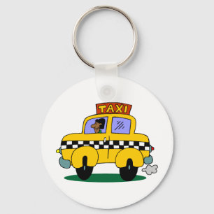 Taxi Driver Key Ring