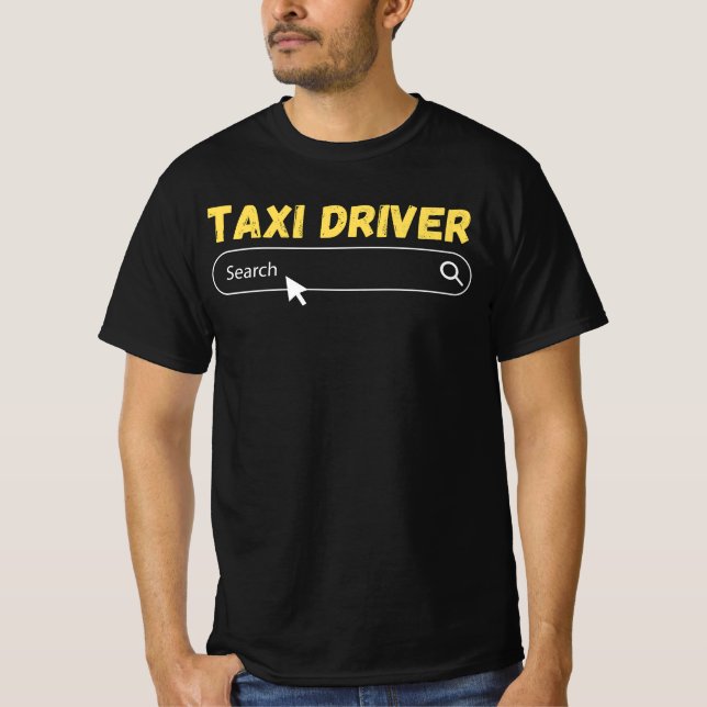 Taxi Driver Search T-Shirt (Front)