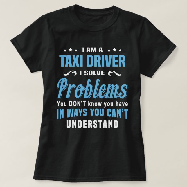 Taxi Driver T-Shirt (Design Front)