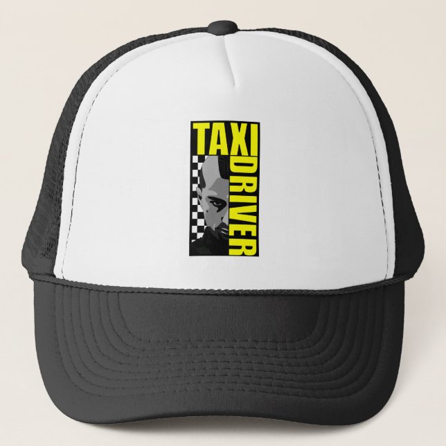 Taxi Driver Trucker Hat (Front)