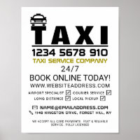 Taxi Firm Logo, Taxi Cab Firm Advertising