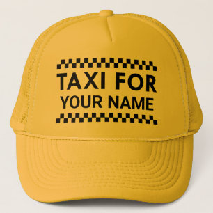 Taxi For Your Name Trucker Hat