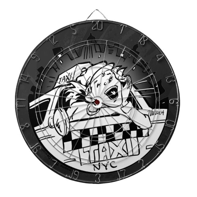 Taxi Girl Dartboard (Front)