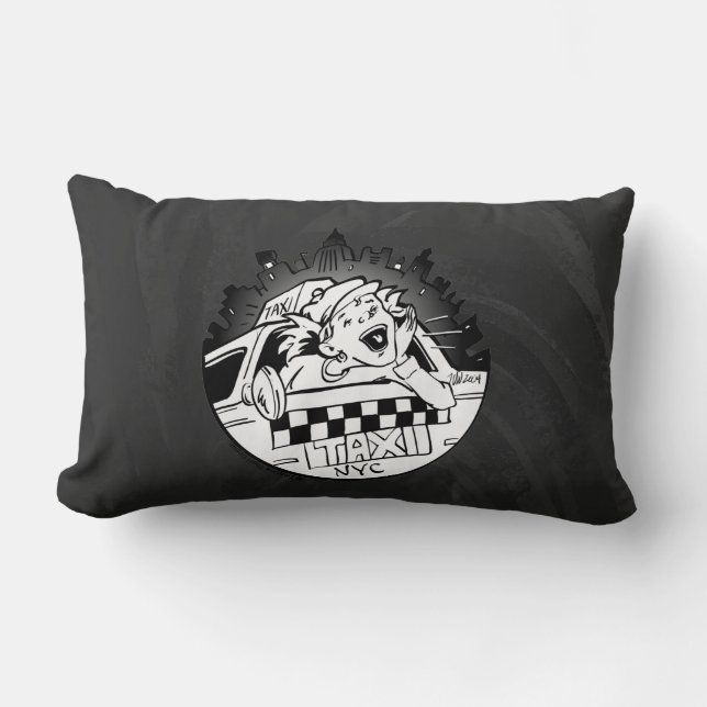 Taxi Girl Lumbar Cushion (Front)