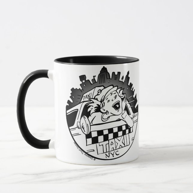 Taxi Girl Mug (Left)