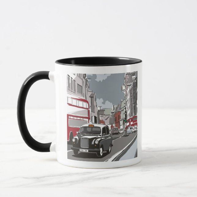 Taxi in London Mug (Left)