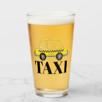 TAXI New York City Chequered Yellow Cab NYC