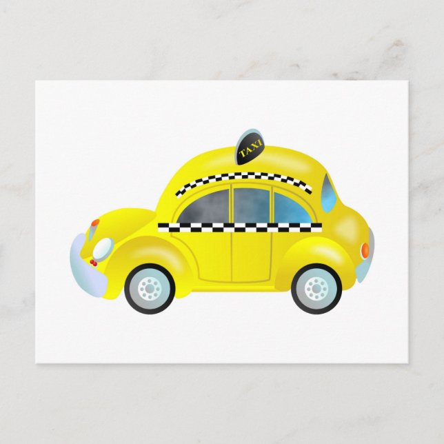 Taxi Postcard (Front)
