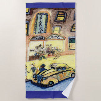 Taxi 🚕 Ride Beach Towel