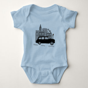 Taxi Scene Baby Bodysuit