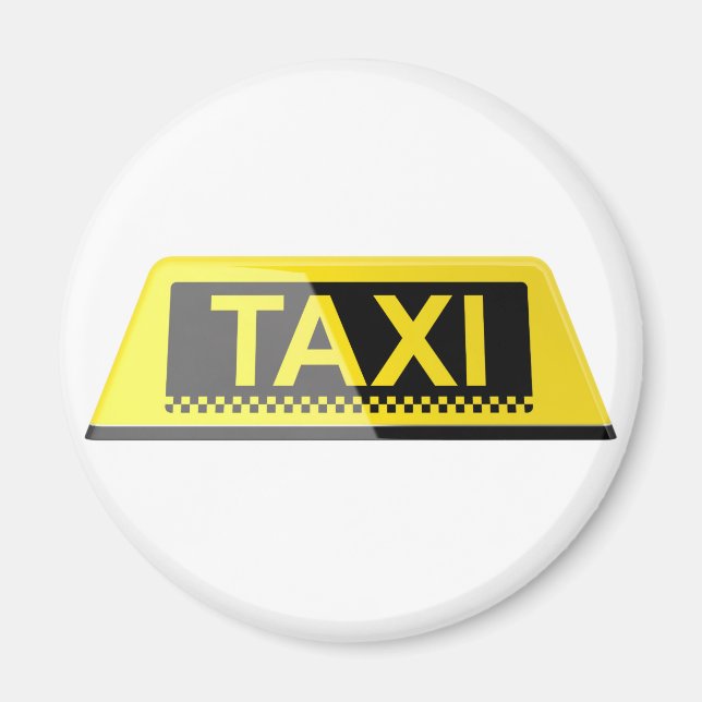 Taxi sign magnet (Front)