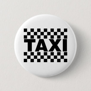 Taxi Taxi Cab Hire Job 6 Cm Round Badge