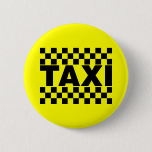 Taxi Taxi Cab Hire Job 6 Cm Round Badge