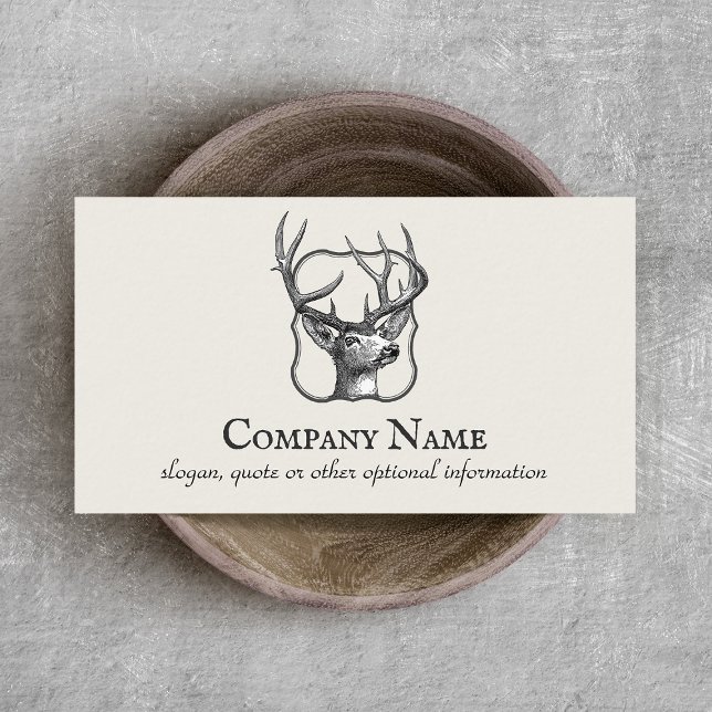 Taxidermy , Deer Hunter Business Card (Creator Uploaded)