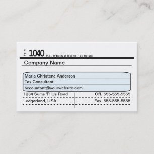 Taxing Business Card