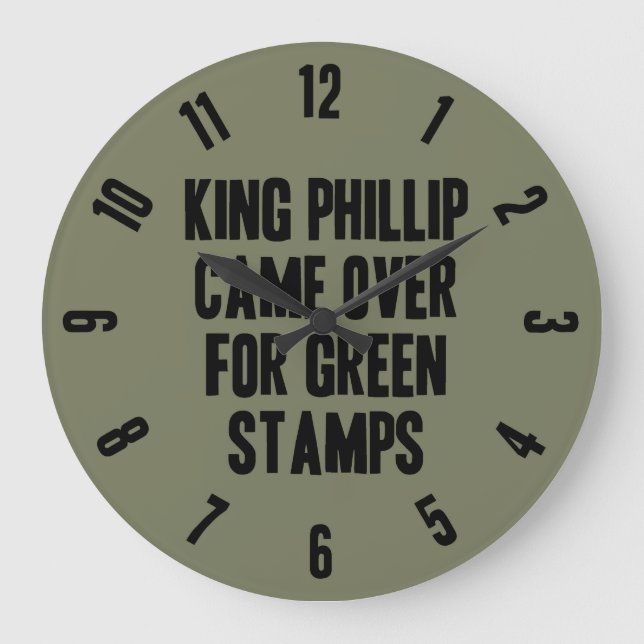 Taxonomy Mnemonic Large Clock (Front)