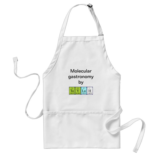 Taylah periodic table name apron (Front)