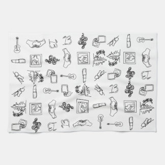 Taylor Eras Line Drawing Kitchen Towel