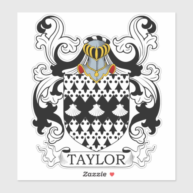Taylor Family Crest (Sheet)
