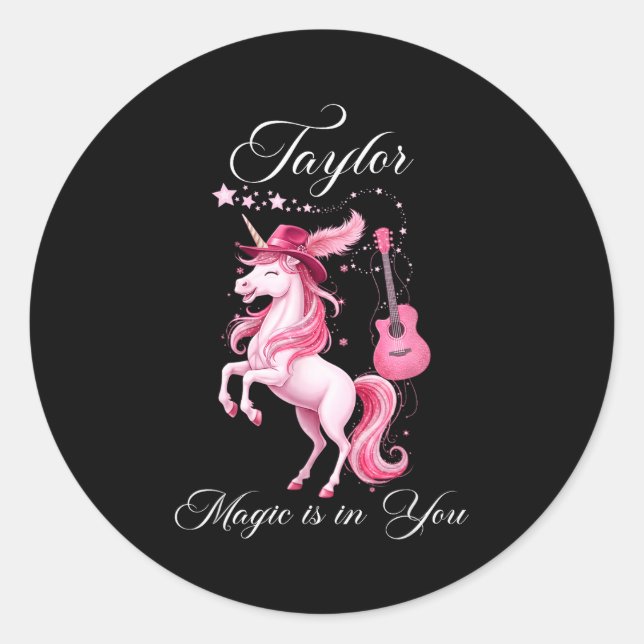 Taylor Gift - Taylor Shirt  Classic Round Sticker (Front)