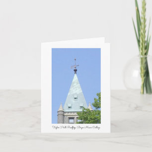 Taylor Hall Rooftop, Bryn Mawr College Note Card