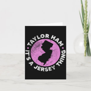 Taylor Ham It's A Jersey Thing New Jersey Rk Roll  Card