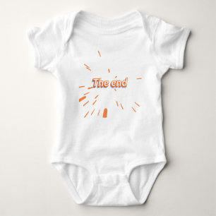 Taylor Lyrics "The End" Baby Bodysuit