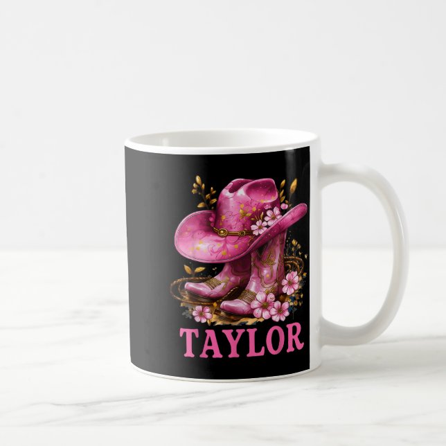 Taylor Outfit Cowgirl Boots Youth Women Teen Girls Coffee Mug (Right)