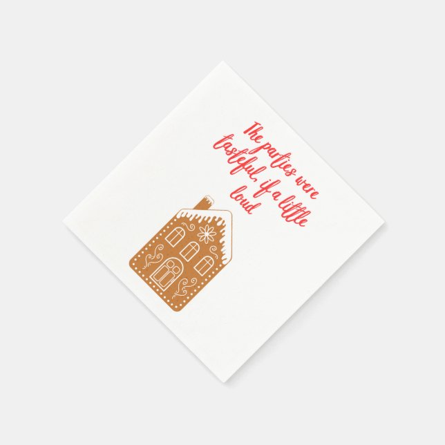 Taylor Swift Holiday House Holiday Party Napkins (Corner)