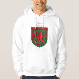 Taylor Tartan Scottish Plaid Lion Rampant Hoodie