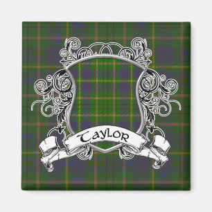 Taylor Tartan Shield Magnet