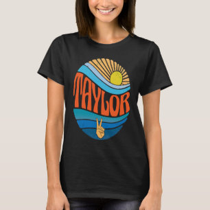 Taylor  Vintage Sunset Taylor Groovy Tie Dye T-Shirt