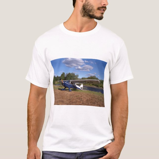 Taylorcraft, BC-12D, 1946_Classic Aviation T-Shirt (Front)