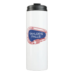 Taylor's Falls Minnesota Rock Climbing Carabiner Thermal Tumbler