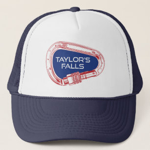 Taylor's Falls Minnesota Rock Climbing Carabiner Trucker Hat