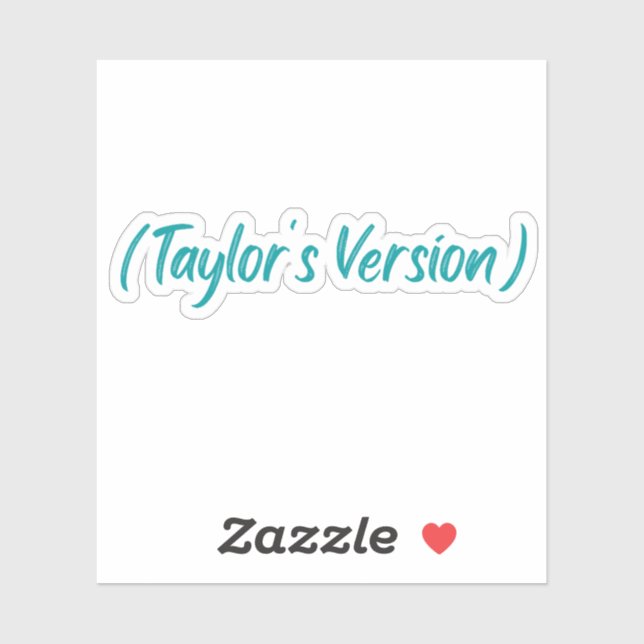 Taylor's version, red stickers, fearless, folklore (Sheet)